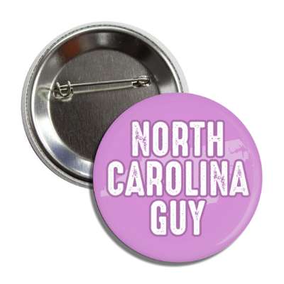 north carolina guy us state shape button