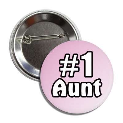 number one aunt button