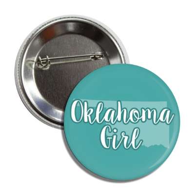 oklahoma girl us state shape button