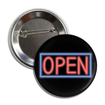 open neon sign button