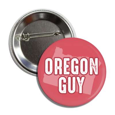 oregon guy us state shape button