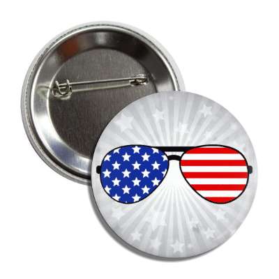 patriot sunglasses grey us flag stars stripes button