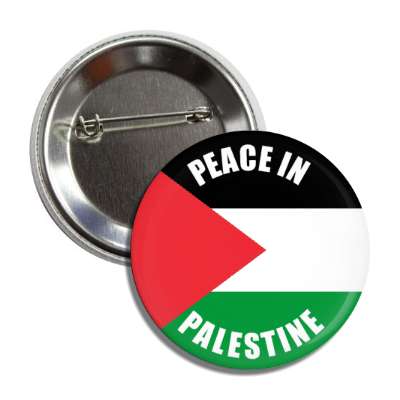 peace in palestine flag button