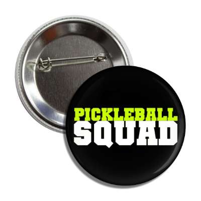 pickleball squad team button