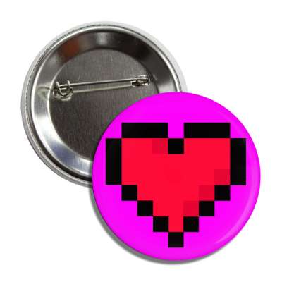 pixel heart purple button