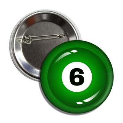 pool ball six green button