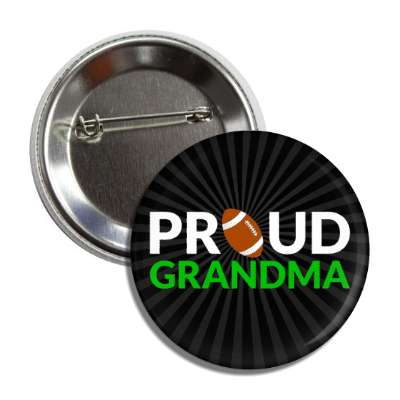 proud football grandma button
