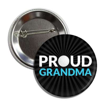 proud grandma golf golfball button
