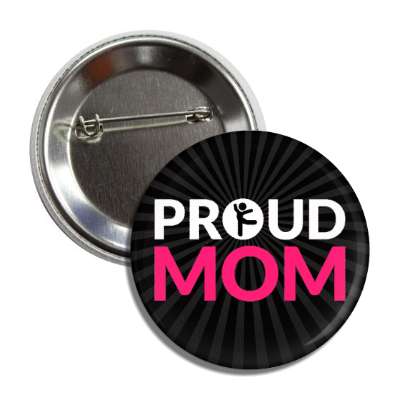 proud gymnastics mom silhouette gymnast button