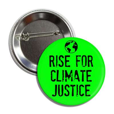 rise for climate justice earth green button