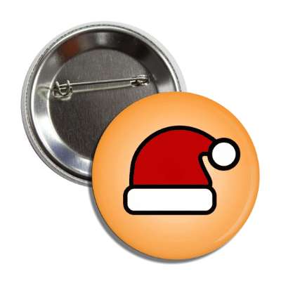 santa hat orange button