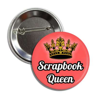 scrapbook queen crown button