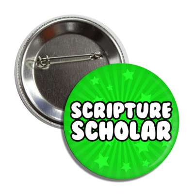 scripture scholar rays star burst button