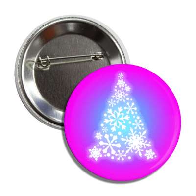 snowflake light christmas tree magenta button