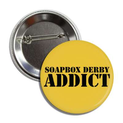 soapbox derby addict stencil button