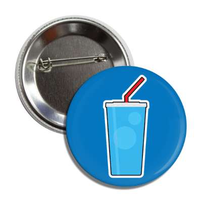 soft drink fountain soda pop juice straw blue button
