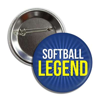 softball legend button