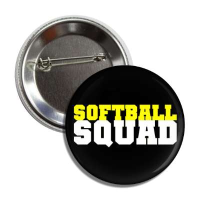 softball squad button
