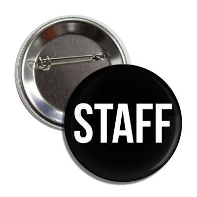 staff black button