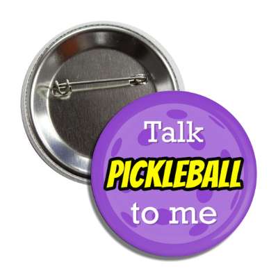 talk pickleball to me button