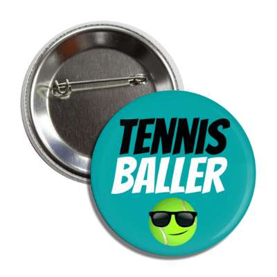 tennis baller sunglasses tennis ball button