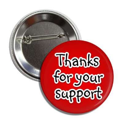 thanks for your support cute red button