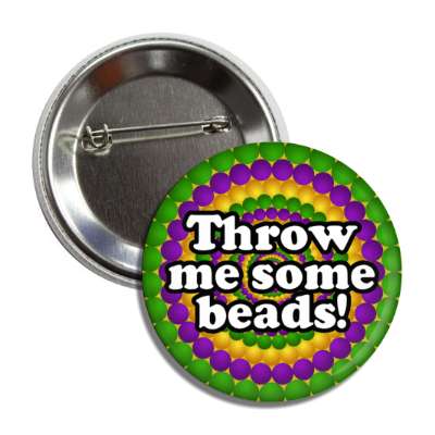 throw me some beads trippy circle bead necklaces button