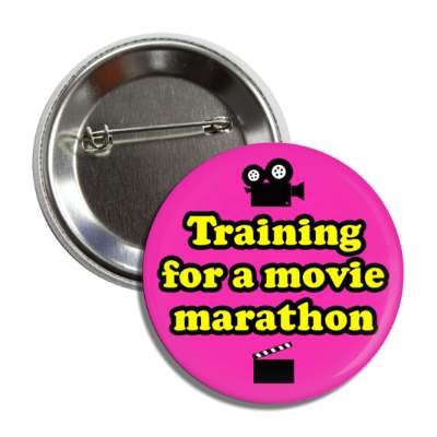 training for a movie marathon camera film clapper button