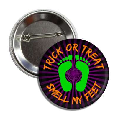 trick or treat smell my feet foot symbol button