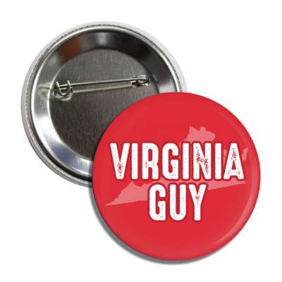 virginia guy us state shape button