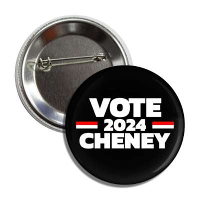 vote 2024 cheney liz black bold button