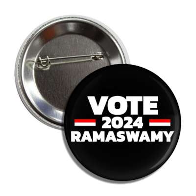 vote 2024 ramaswamy white red black vivek button