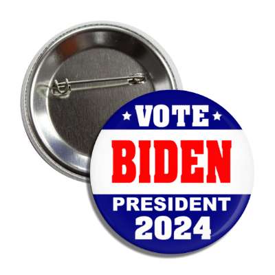 vote biden president 2024 blue button