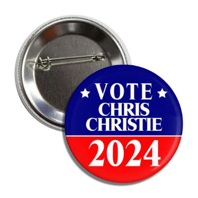 vote chris christie 2024 classic gop republican button