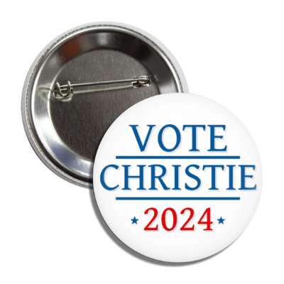 vote christie 2024 classic chris christie republican button