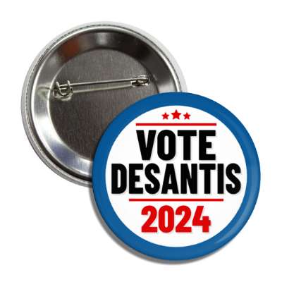 vote desantis 2024 bold blue border button