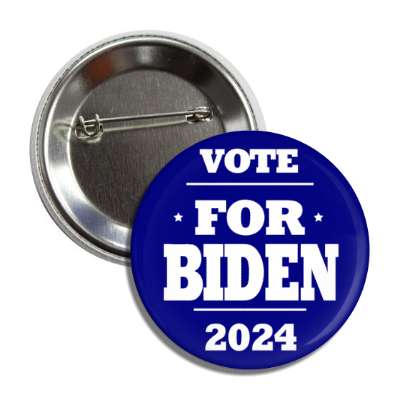 vote for biden 2024 blue democratic button