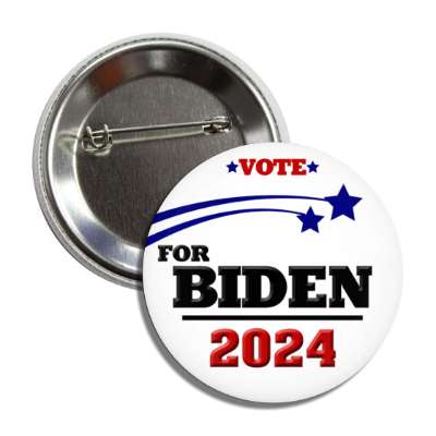 vote for biden 2024 blue stars button