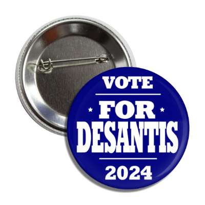 vote for desantis 2024 blue button