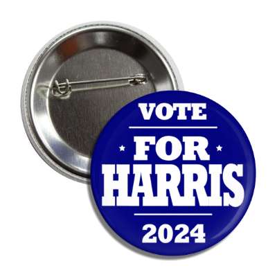 vote for harris 2024 blue button