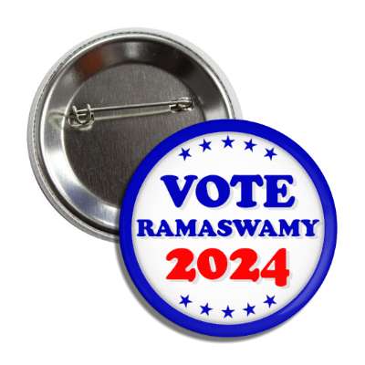 vote ramaswamy 2024 stars red white blue gop button
