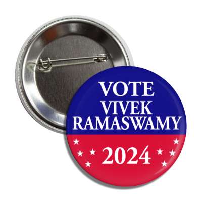 vote vivek ramaswamy 2024 stars red white blue gop button