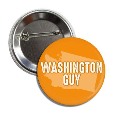 washington guy us state shape button