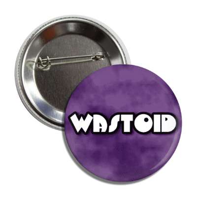 wastoid 80s party retro fun button