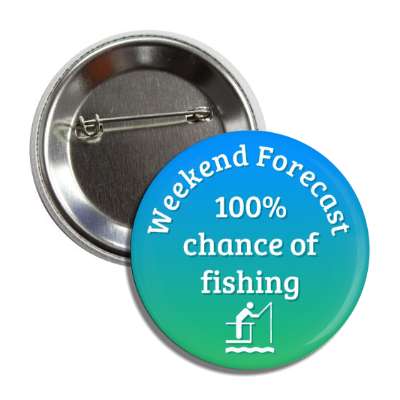 weekend forecast 100 percent chance of fishing button