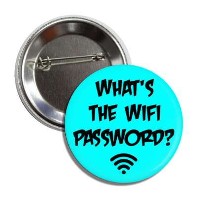 whats the wifi password aqua button