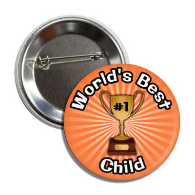 worlds best child trophy number one button