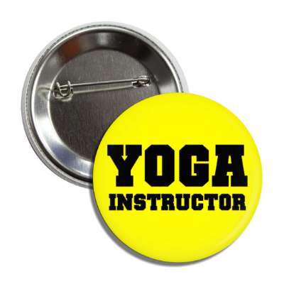 yoga instructor button