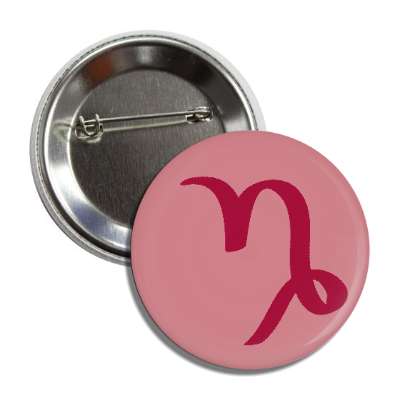 zodiac capricorn symbol astrology horoscope button