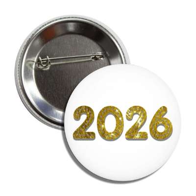2026 gold white button